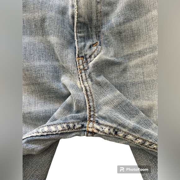 LEVI’s MEN’S 505 36W 30L STRAIGHT REGULAR FIT JEANS pre-loved and worn in - Picture 6 of 15